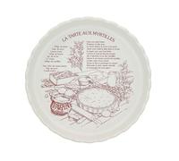 Tourtière - TABLE&COOK - TFT301-01010T - 30 cm - Grès - Blanc mat