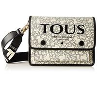 TOUS Bandolera, Sac à bandoulière M. Audree K Mini Femme, Beige-Noir, M