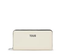 Tous Billetera M. New Dorp Beige, Accessoire de Voyage-Portefeuille Femme, mediana