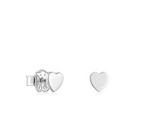 TOUS Boucles d'oreilles avec motif cœur en argent de première loi, collection TOUS Motifs