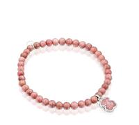 TOUS Bracelet pour femme en argent sterling et rhodonite, collection Icon Color