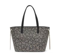 TOUS Capazo KAOS Icon, Sac à Main Femme, Noir avec des Accents Gris