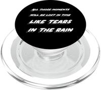 Tous Ces Moments seront perdus dans Le Temps comme Les Larmes et la Pluie PopSockets PopGrip pour MagSafe