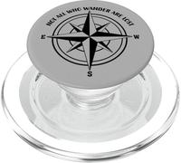 Tous Ceux Qui errent ne sont Pas perdus Awesome Compass Summer Adventure PopSockets PopGrip pour MagSafe