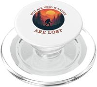 Tous Ceux Qui errent ne sont Pas perdus : Bigfoot Forest Hiking Camp PopSockets PopGrip pour MagSafe