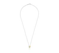 TOUS Collier court pour femme avec motif double cœur bicolore, collection My Other Half