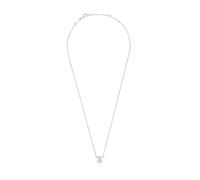 TOUS Collier court pour femme avec motif ours en argent sterling et quartz cristal de roche, collection Color Bear