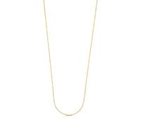 TOUS Collier ras du cou long pour femme plaqué or 18 carats sur argent sterling avec anneaux, 70 cm de long, collection Basics