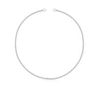 TOUS Collier ras-du-cou pour femme en argent sterling avec petit anneau, 42 cm de long, collection Hold