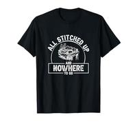 Tous Cousus et Nulle Part où Aller drôle Amateur de Travail du Cuir T-Shirt