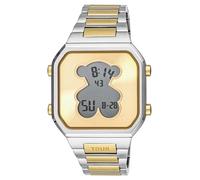 TOUS Montre Bear Nw IPG 3000134600 Femme Cuir noir Digital Étanche 3 ATM