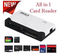 Tous en 1 multi lecteur de carte mémoire USB pour SD SDHC Mini Micro M2 MMC XD CF MS lecteur de cartes 214