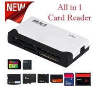 Tous en 1 multi lecteur de carte mémoire USB pour SD SDHC Mini Micro M2 MMC XD CF MS lecteur de cartes 214 bes27706