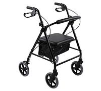 Tous-Ergo | Self Confort | Déambulateur 4 Roues Quattro Classic | 2 Roues Avant Pivotantes | Pliable, Léger, Robuste, Confortable |Poids Maximum Supporté : 136kg