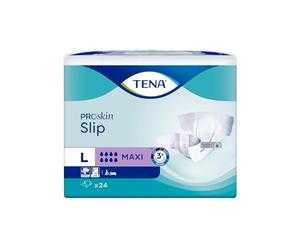 Tous-Ergo | Tena | Change Complet Tena Proskin | Taille : L | Incontinence Sévère | 24 Pièces | Absorption 3555ml | Jetable | Matières Testées Dermatologiquement