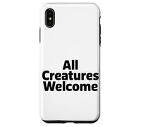Tous Êtres sont Bienvenus Typographie Coque pour iPhone XS Max