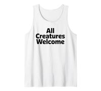 Tous Êtres sont Bienvenus Typographie Débardeur