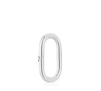 TOUS Grande bague pour femme en argent de première loi, collection Hold Oval