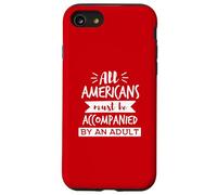 Tous Les Américains doivent être accompagnés d'un Humour Adulte Coque pour iPhone SE (2020) / 7/8