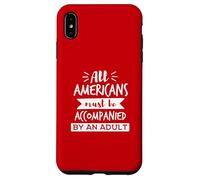 Tous Les Américains doivent être accompagnés d'un Humour Adulte Coque pour iPhone XS Max