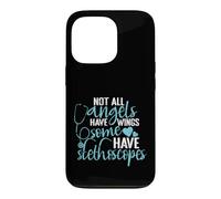 Tous Les Anges n'ont Pas d'ailes, Certains Ont des stéthoscopes Coque pour iPhone 13 Pro