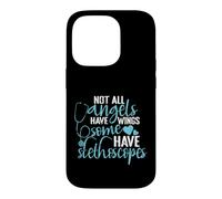 Tous Les Anges n'ont Pas d'ailes, Certains Ont des stéthoscopes Coque pour iPhone 14 Pro