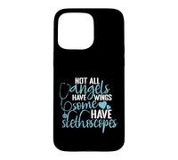 Tous Les Anges n'ont Pas d'ailes, Certains Ont des stéthoscopes Coque pour iPhone 15 Pro Max