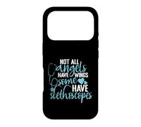 Tous Les Anges n'ont Pas d'ailes, Certains Ont des stéthoscopes Coque pour iPhone 17 Pro