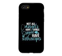Tous Les Anges n'ont Pas d'ailes, Certains Ont des stéthoscopes Coque pour iPhone SE (2020) / 7/8