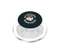 Tous Les Chats sont Beaux, battements de cœur Amusants pour Les Chats en Raquettes PopSockets PopGrip pour MagSafe
