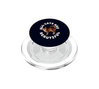 Tous Les Chats sont Beaux et drôles de battements de cœur de Chats américains à Queue annulaire PopSockets PopGrip pour MagSafe