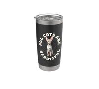 Tous les chats sont beaux. Peterbald Cat Owner Cute Pet Pride Gobelet isotherme en acier inoxydable double paroi