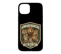 Tous Les Chats sont caressables, Certains ne sont qu'une Fois drôles de zoologie Vintage Coque pour iPhone 15 Plus