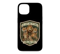 Tous Les Chats sont caressables, Certains ne sont qu'une Fois drôles de zoologie Vintage Coque pour iPhone 13