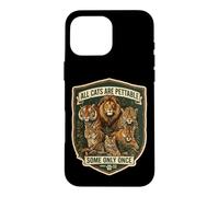 Tous Les Chats sont caressables, Certains ne sont qu'une Fois drôles de zoologie Vintage Coque pour iPhone 16 Pro Max