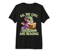 Tous Les Cool Dragons lisent Dragon Teacher T-Shirt Haut de Gamme