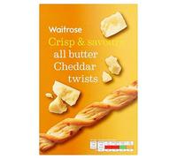 Tous Les Fromages Beurre De Cheddar Savoureux Tord Waitrose 125G (Paquet de 2)