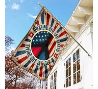 Tous Les Gens Vivent En Paix Drapeau De Jardin Drôle Jardin Signe Coupe-Vent Et Étancheune Drapeaux De Vacances Décoration Pour Maison Balcon Pelouse M