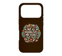 Tous Les handicaps ne sont Pas Visibles maladie Florale Invisible Coque pour iPhone 17 Pro
