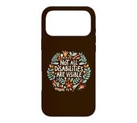 Tous Les handicaps ne sont Pas Visibles maladie Florale Invisible Coque pour iPhone 17 Pro Max