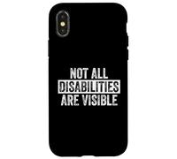 Tous Les handicaps ne sont Pas Visibles Sensibilisation à la maladie Invisible Coque pour iPhone X/XS