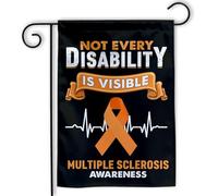 Tous Les Handicaps Ne Sont Pas Visibles. Sensibilisation À La Scléroses En Plaques. Drapeau De Cour 30X45Cm Drapeaux Durable Décoratif Bannière Cour Pour Chambres Clubs Ferme