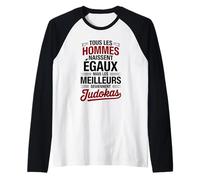 Tous Les Hommes Judo Humour Art Martial Drôle Judoka Dojo Manche Raglan