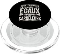 Tous Les Hommes Naissent Égaux Carreleurs PopSockets PopGrip pour MagSafe