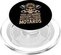 Tous Les Hommes Naissent Egaux mais Les Meilleurs Motards PopSockets PopGrip pour MagSafe
