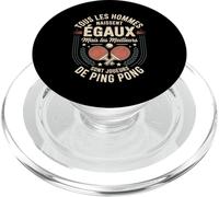 Tous Les Hommes Naissent Égaux Ping Pong PopSockets PopGrip pour MagSafe