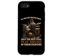 Tous Les Hommes sont créés comme Les Meilleurs Tambours dans Leurs années 80 Coque pour iPhone SE (2020) / 7/8