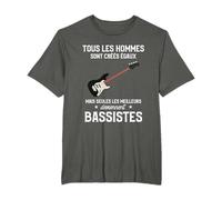 Tous Les Hommes Sont Créés Égaux Cadeau Pour Un Bassiste T-Shirt
