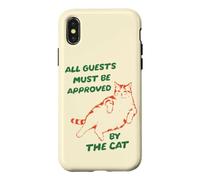 Tous Les invités doivent être approuvés par Le Chat Coque pour iPhone X/XS