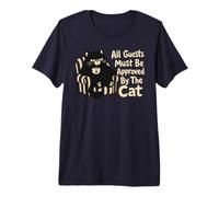 Tous Les invités doivent être approuvés par Le Chat T-Shirt Haut de Gamme